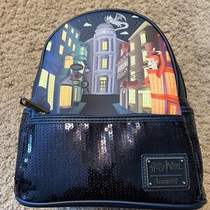 Loungefly Harry Potter Diagon Alley Sequin Backpack